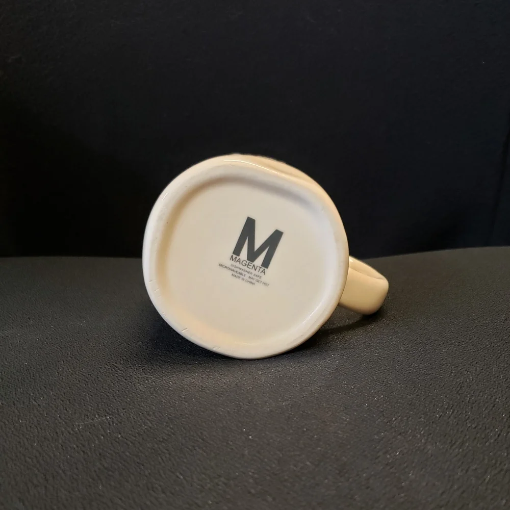 MAGENTA 'M' Stamp (Rae Dunn) HERS Mug